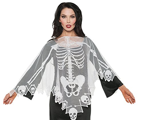 Underwraps Costumes - Women's Lace Skeleton Poncho