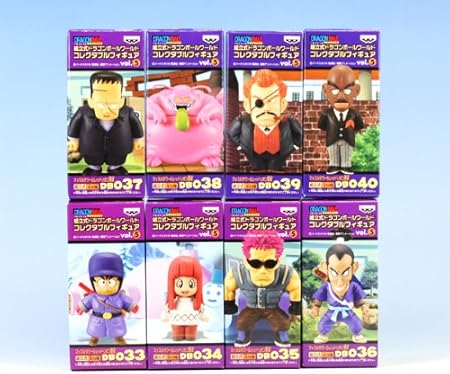 Amazon ドラゴンボール ワールドコレクタブルフィギュアvol 5 マッスルタワー レッドリボン軍編 全８種セット フィギュア ドール 通販