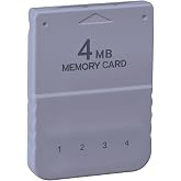 Mcbazel 4MB Memory Card for PS1 and PS One Console, 60 Blocks High Capacity Storage (4X Standard), Controller Shortcut Page Switch (Select + R1), Compatible with PS2 for PlayStation 1 Game Saves