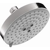 hansgrohe Raindance S Air Infusion Modern Showerhead 3-Spray BalanceAir, Whirl, RainAir with Airpower with QuickClean in Chrome, 2.5 GPM, 27495001
