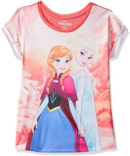 Frozen By Kidsville Girls' Plain Regular Fit T-Shirt