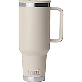 YETI Rambler 40 oz Travel Mug with Flip Straw Lid – Stainless Steel, Vacuum Insulated, Leakproof, Cup Holder Friendly