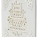 Hallmark Signature Wedding Card (Live Laugh Love)