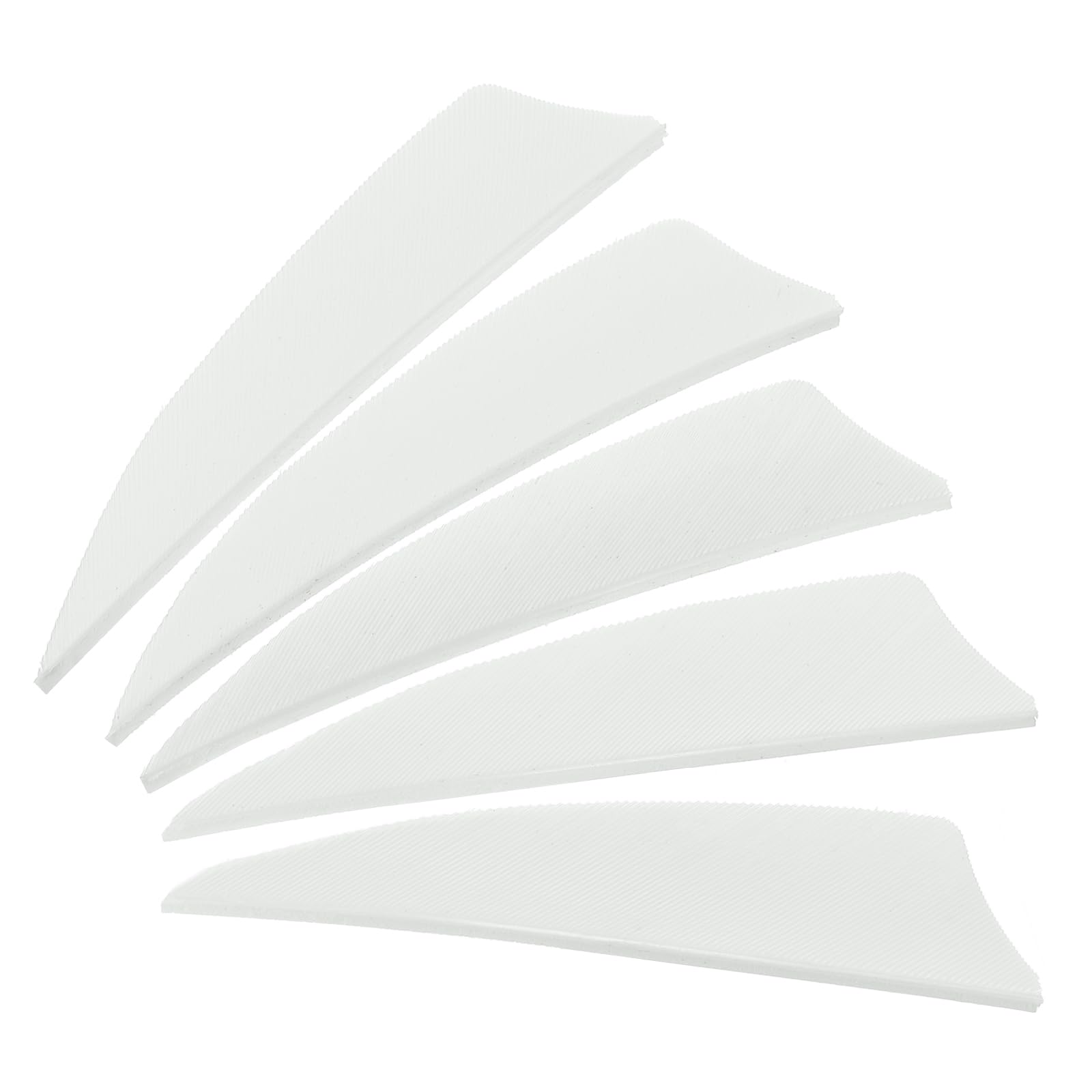 PATIKIL Arrows Vanes 50 Pack 3 Inch Arrow Turkey Feather Fletch Right Wing Fletching White for DIY Target Shooting