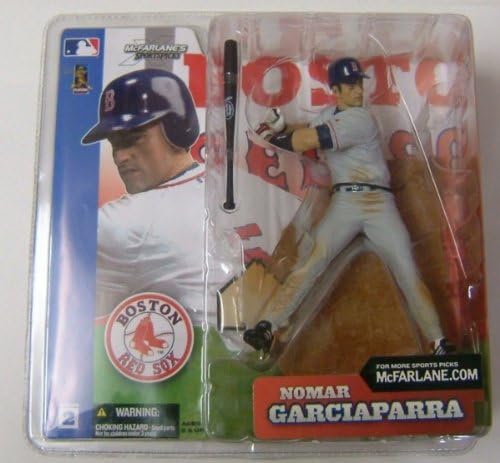 Amazon マクファーレンmlbシリーズ2 ノマー ガルシアパーラ バリアント レッドソックス グレー Nomar Garciaparra 野球 おもちゃ