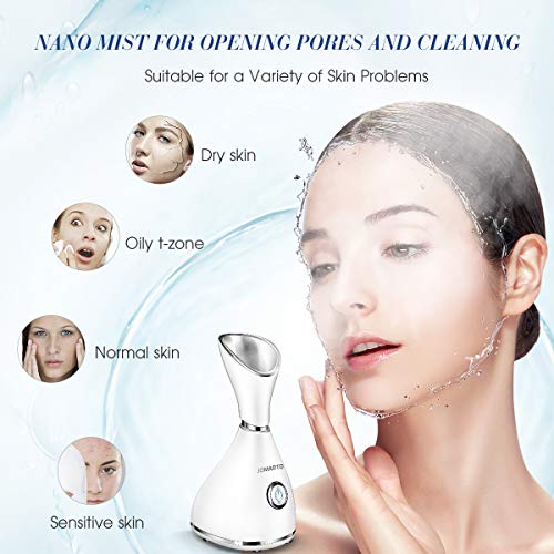Facial Steamer, JOMARTO face steamer for Facial Deep Cleaning, Home