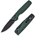 Kizer Original EDC Knife, Green Aluminum Handle and 3" Blade Pocket Knife with Thumb Stud, Daily Carry, V3605E2