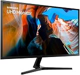 Samsung U32J590 32" 4K UHD LED Flat Computer Monitor 4ms VA Panel Black view 4