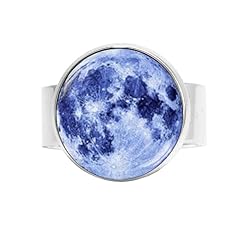Blue Moon Ring, Full Moon Ring, Moon Ring Galaxy