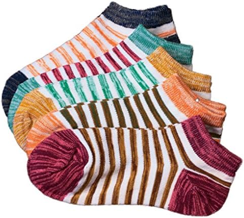Womens Novelty Casual No Show Low Cut Ankle Socks 5 pairs