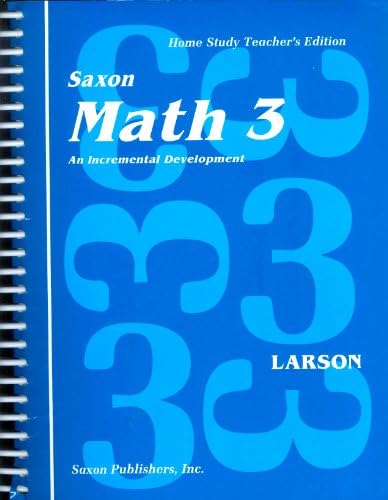 Saxon Math 3 - An Incremental Development - Student Workbook (Part