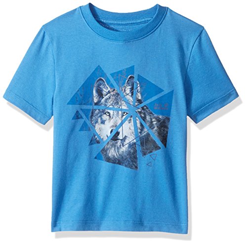 Jack wolfskin boys wolf t-shirt, wave blue, size 116 (5-6 years o…