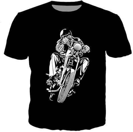 Amazon Co Jp Tシャツ メンズ 半袖 綿 おしゃれ 服 夏 T シャツ バイク用品 バイクウェア 人気 オートバイウエア カジュアル 丸襟 柔らかい 薄手 お洒落 面白い ファッション Tシャツ 柔らかい 吸汗通気 夏服 白い Size Large 服 ファッション小物