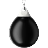 GYMAX Punching Bag, Water Aqua Bag w/Water Injector &amp; Hanging Accessories, Folding Heavy Duty Boxing Bag for Home Gym, Boxing Training Equipment for Adults