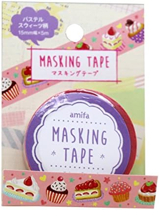Washi Tape Amifa Sweet Candy Collection Masking Deco Tape Standard. (Cakes)