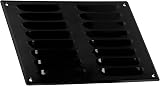 LIRAST Metal Ventilation Grille 260x190mm Black Air Vent Cover with Insect Mesh view 7