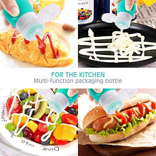 PuGez Salad Dressing Container to Go, Squeezy Portable Salad Dressing Bottles, Salad Dressing