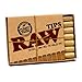 RAW Pre-Rolled Filter Tips for Cigarette Rolling (21 Pack x 12 = 252 Tips) | Natural & Unrefined | Bundle with 4 Koala Doob Tubes
