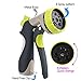 Homdox Garden Hose Spray Nozzle Metal Water Nozzle High Pressure Hand Sprayer with 8 Patterns Adjustable,5 Washers for Watering Plants, Cleaning Car Wash and Washing Dogs