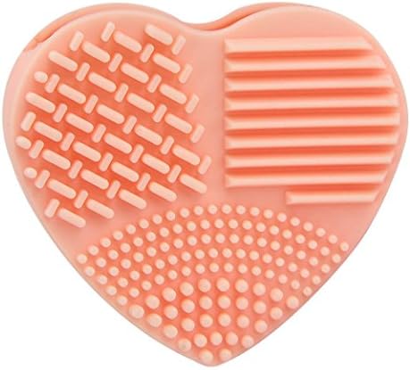 Datework Silicone Egg Cleaning Glove Makeup Washing Brush Tool (Beige)