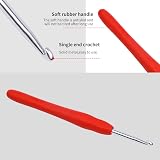 SUVSOON 4.5mm Ergonomic Soft Handle Crochet Hook for Arthritis Beginners view 3