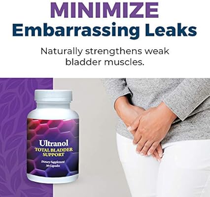 Amazon Com Ultranol Total Bladder Support Natural Cranberry Supplement For Urinary Health Overactive Bladder Control Incontinence Reduces Leaks And Urgency 2 Bottles 60 Capsules Health Personal Care