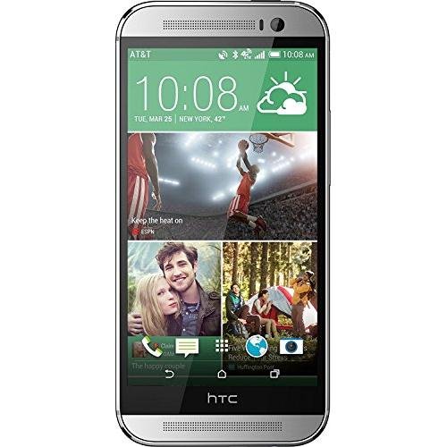 HTC One M8 32GB 4G LTE Unlocked GSM Android Cell Phone - Silver