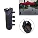 LAPUTA Waterproof Teardrop Trailer Awning Portable Car SUV Awning Tent Sun Shelter Canopy for Camping (Black, Sandbag)