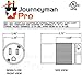 Journeyman-Pro 515CV-LIT Lighted 15 Amp 120-125 Volt, NEMA 5-15R, 2Pole 3Wire, Straight Blade, Female Plug Replacement Cord Connector Outlet, Commercial Grade PVC Power Indicating (Black LIT 1-Pack)