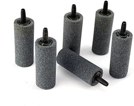 6 Pcs Aquarium Long-lasting Air Stone 2" Fish Tank Aerator Diffuser Hydroponics