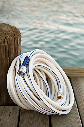Swan Products Element ELMRV12050 Marine/RV Camping and Boating Water Hose 50 ft, 1/2" diameter, White