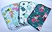 1 Ply Printed Flannel Washable, Mermaid and Friends Set Napkins 8x8 inches 5 Pack - Little Wipes (R) Flannel
