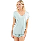Faceplant Dreams' Bamboo Rayon Short Sleeve Pajama Shirt | Luxury Lounge and Sleepwear