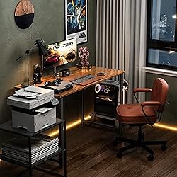 Coleshome 40 Inch Computer Desk, Modern Simple
