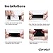 Carebol Tempered Glass Screen Protector for Galaxy S6 Edge+ Plus - [Full 100% Coverage] Anti-Bubble Ultra HD Shield,5.7-inch,(S6 Edge+-Black)