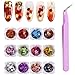 DAGEDA 12 Boxes Leaf Sequins Laser Nails Art Glitters Thin Paillette Flakes Stickers Colorful Confetti Sticker Manicure Nail Art Supplies Christmas Nail DIY Manicure Decals Decoration- Fall Leaf Mixed