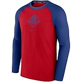 Nike Men's MLB Authentic Collection Game Time Raglan Performance Long Sleeve T-Shirt
