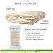 Pure Grade 50 100% Unbleached Cotton Cheesecloth Strain, 2 Yards (18 Sq Feet)