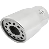 uxcell Car Universal 3" Inlet Exhaust Silencer Muffler Tip Fit 2-2.75inches Pipe
