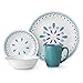 Corelle Santorini Sky Dinner Set, Blue/Turquoise