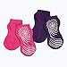 Gaiam Kids Yoga Socks (Pack of 2), Pink/Purple