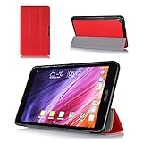 ProCase 2014 version ASUS MeMO Pad 8 (ME181C) Tablet Case, SlimSnug Cover, Ultra Slim and light, Hard Shell, with Stand (Red)