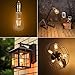 Dimmable Vintage Edison LED Light Bulb, KEDSUM 6W ST64 Edison Bulbs, 2200K Warm White, 350LM, 8 LED Filament Save Energy, Gold Plated Glass and E26 Nickel Plated Shell Base, 60W Equivalent