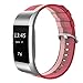 SWEES For Fitbit Charge 2 Bands Nylon, Woven Nylon Breathable Sport Strap Small Large Bands (5.3