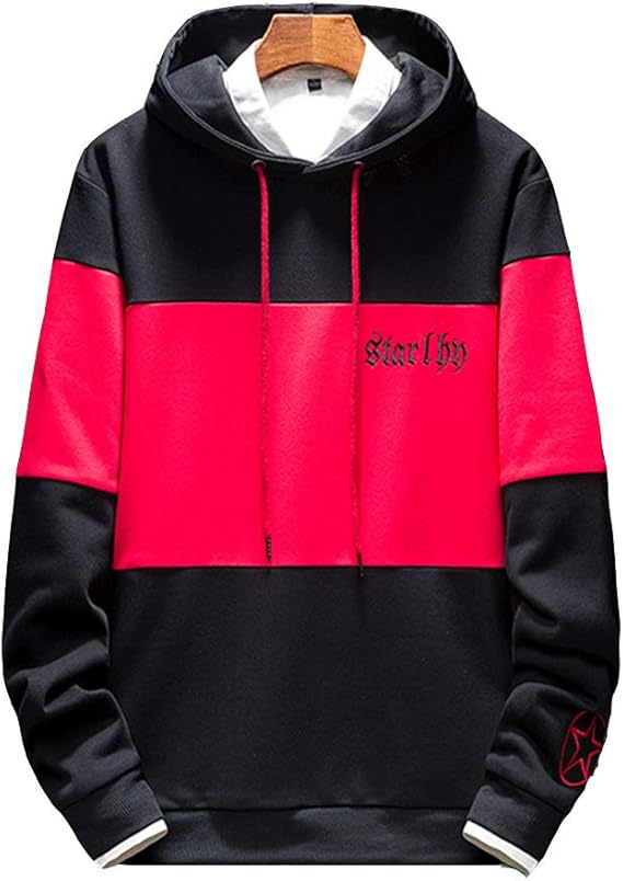 Amazon Foveitaa Jp パーカーメンズプルオーバー長袖フード付き通勤通学春秋冬男女兼用红m トレーナー パーカー 通販