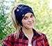 Women's Slouchy Beanie with Hole (Black)