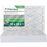 Filterbuy 16x25x1 Air Filter MERV 8 Dust Defense