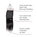 Brazilian Virgin Straight Human Hair 3 Bundles With Lace Closure BLY Unprocessed Hair Extensions Weave With 4x4 Lace Frontal Closure Silky Straight Natural Black Color(20