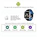 JACSSO Smart Watch, Touch Screen Smartwatch with Camera Android Smart Watches with SIM TF Card Slot Smart Wrist Watch Compatible Android Phones Samsung iOS iPhone Men Women