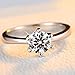 Bamos Jewerly Womens Promise 925 Sterling Silver Ring Engagement Wedding Band Womens Rings Size 9